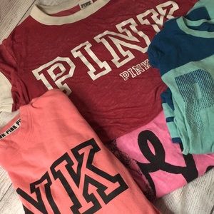 VS Pink Lot of 4 Shirts